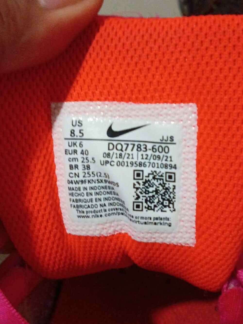 Nike Air Max Women's Shoes in Pink/Crimson Style DQ7783-600 SIZE 8.5 - Picture 2 of 13